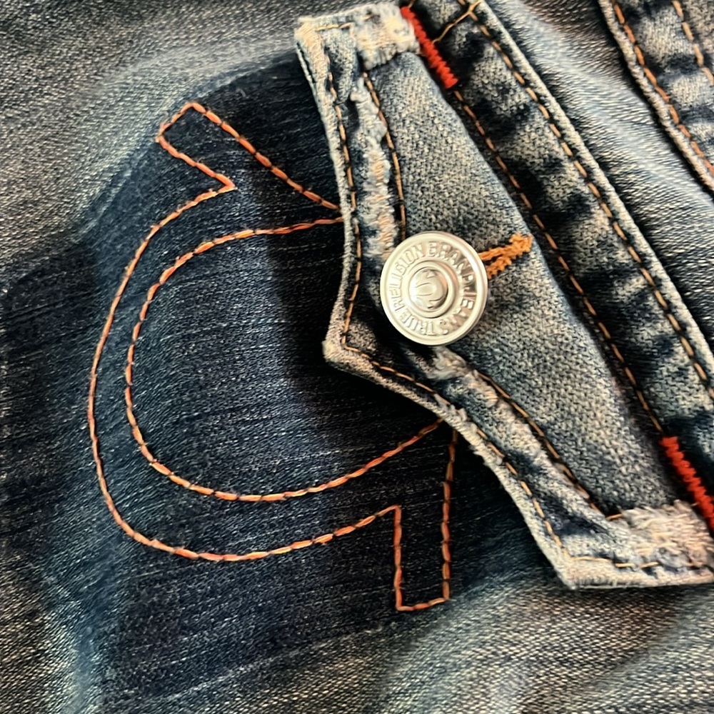 Vintage Y2K True Religion Bell Bottom/Low rise Jeans - Picture 8 of 17